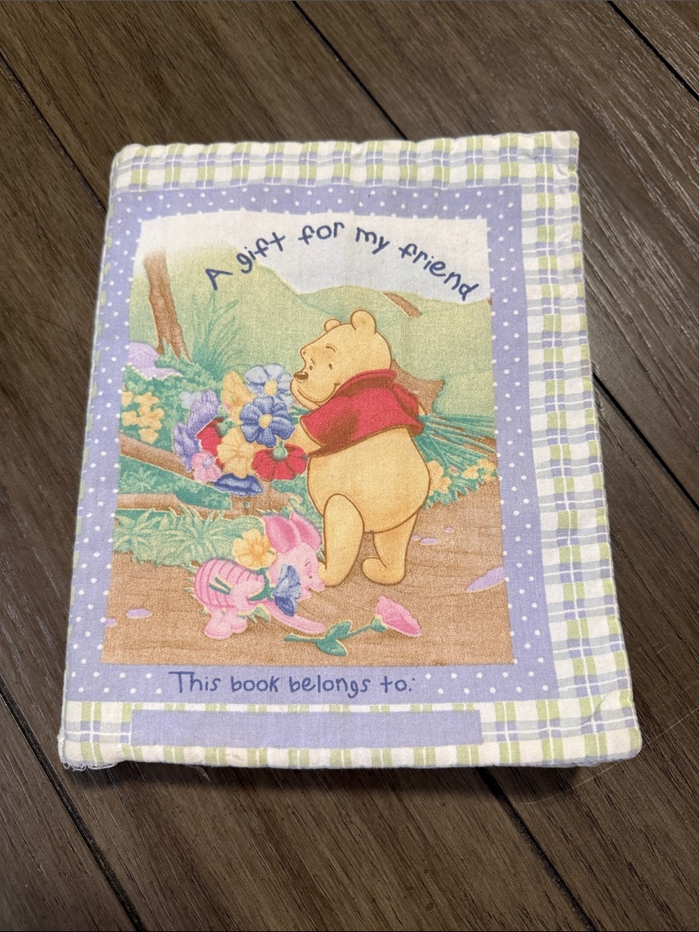 Winnie the Pooh Fabric Baby Giftable Soft Book